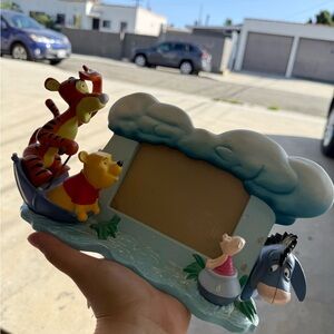 Disney Winnie the Pooh Cloud Photo Frame - Blue and Yellow